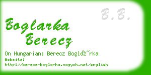 boglarka berecz business card